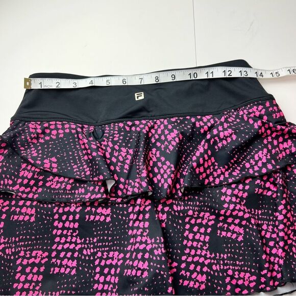 FILA Pink Layered Tennis Skirt Skort Size Small Pickleball Tennis Running - Picture 7 of 12
